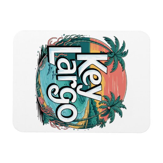 Key Largo マグネット (横)