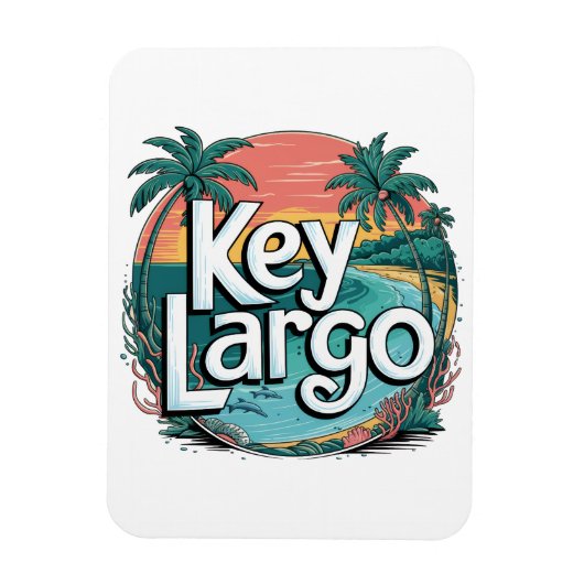 Key Largo マグネット (縦)