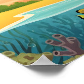 Key Largo Florida – Tropical Vacation ポスター (角)