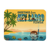 Key Largo Florida – Tropical Vacation マグネット (横)