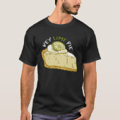 Key Lime Pie Florida Cake Pie Tシャツ (正面)