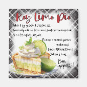 Key Lime Pie Recipe マグネット (正面)