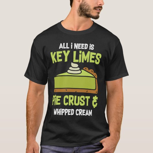 Key Limes Pie Crust and Whipped Cream Tシャツ (正面)