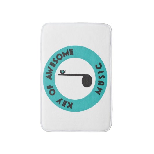 Key of Awesome Music Bath Mat バスマット (正面縦)