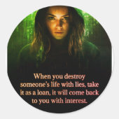 key tag ラウンドシール (正面)