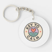 Key to Calm | 学校サポートへの感謝の贈り物 キーホルダー (正面)