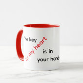 Key to My Heart Mug マグカップ (正面左)