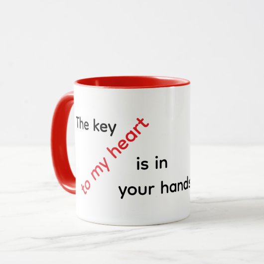 Key to My Heart Mug マグカップ (正面左)