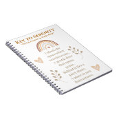 Key to Serenity Journal | インスピレーション ノート (右側)
