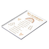 Key to Serenity Journal | インスピレーション ノート (左側)