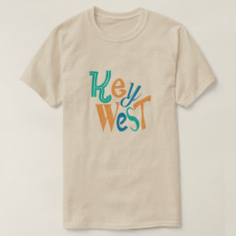 Key Westのおもしろいの印刷のデザイン Tシャツ