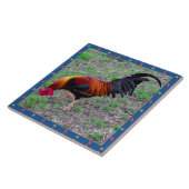 Key Westのオンドリ タイル (側面)