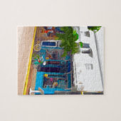 Key Westのカラフルの店 ジグソーパズル (横)