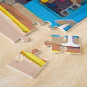 Key Westのカラフルの店 ジグソーパズル (側面)