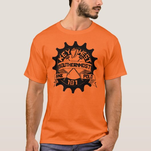 Key Westのバイクのポロシャツ Tシャツ (正面)