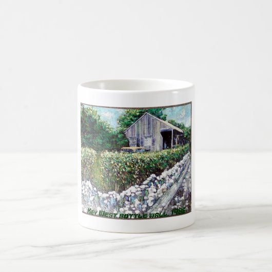 Key Westのボトルの壁のマグ コーヒーマグカップ (中央)