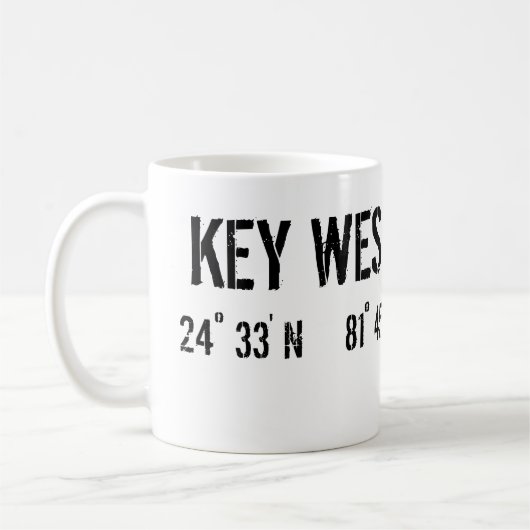 Key Westのマグ コーヒーマグカップ (左)