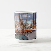 Key WestのヨットMorred コーヒーマグカップ (中央)