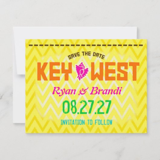 KEY WESTの保存日付の麻布 セーブザデート (正面)