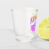 Key Westの日没色 ショットグラス (左)