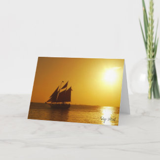 Key Westの日没 カード