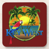 Key Westの日没 コースター (正面)