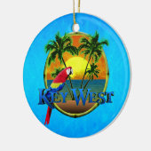 Key Westの日没 セラミックオーナメント (左)