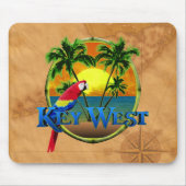 Key Westの日没 マウスパッド (正面)