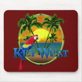 Key Westの日没 マウスパッド (正面)