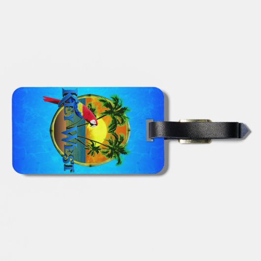 Key Westの日没 ラゲッジタグ (裏面横)