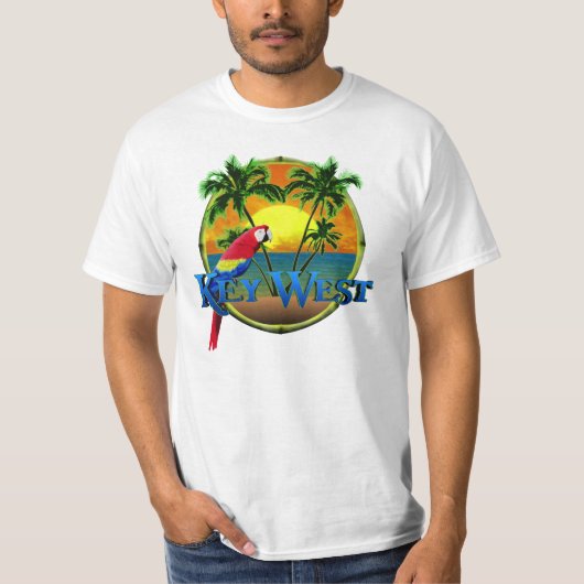 Key Westの日没 Tシャツ (正面)