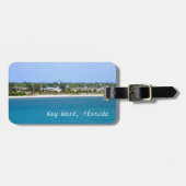 Key Westの海岸線のカスタム ラゲッジタグ (正面横)