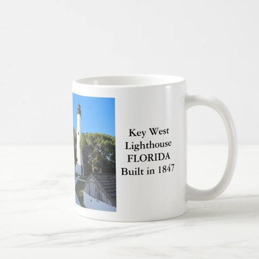 Key Westの灯台、フロリダのマグ コーヒーマグカップ (右)