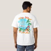 Key Westの熱帯石 Tシャツ (裏面フル)
