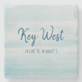 Key Westの石造りのコースター ストーンコースター (正面)