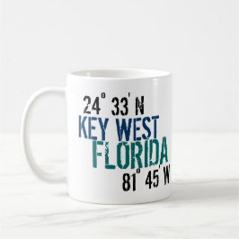 Key Westの緯度 コーヒーマグカップ
