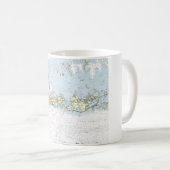 Key Westの航海のな図表のコーヒー・マグのコップ コーヒーマグカップ (正面右)