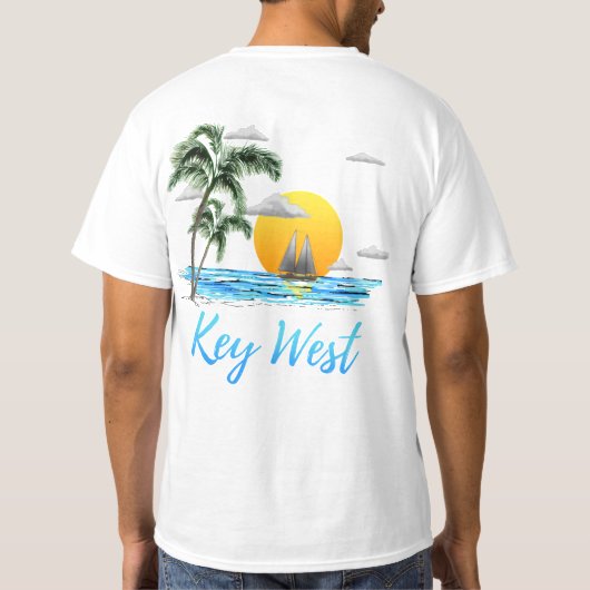 Key Westの航行 Tシャツ (裏面)