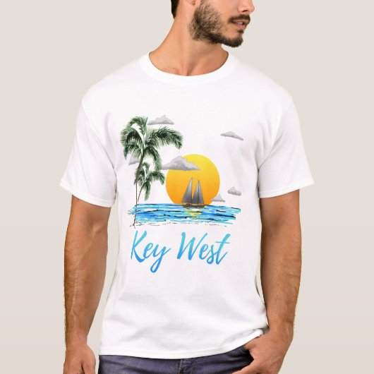 Key Westの航行 Tシャツ (正面)