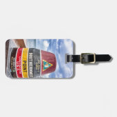 Key Westの荷物のラベル ラゲッジタグ (正面横)