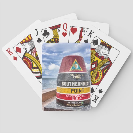 Key Westフロリダのトランプ トランプ (裏面)