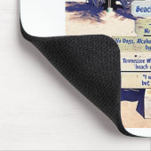 Key Westフロリダのビーチの印 マウスパッド (コーナー)