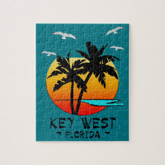 KEY WESTフロリダの熱帯行先 ジグソーパズル