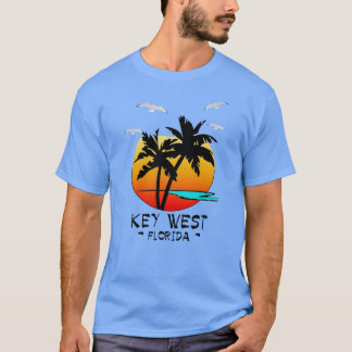 KEY WESTフロリダの熱帯行先 Tシャツ