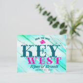 KEY WEST木保存日付 セーブザデート (スタンド正面)