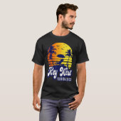 Key West 2023 Florida Sunset Beach Retro Tシャツ (正面フル)