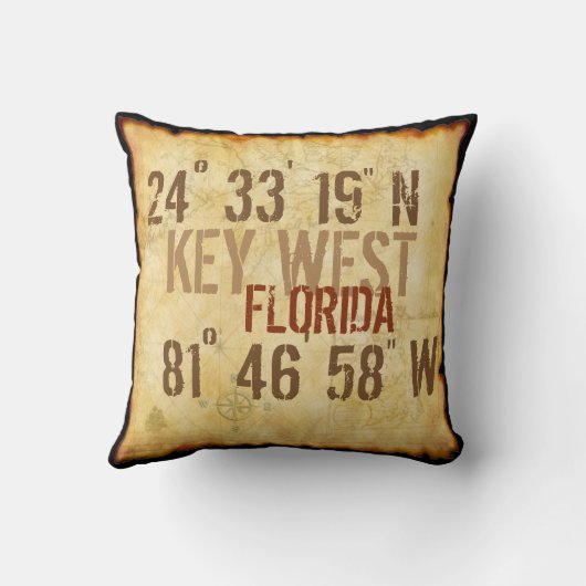 Key West A-1-Aの枕 クッション (裏面)