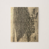 Key West FL (1884年)のヴィンテージの絵解き地図 ジグソーパズル (縦)