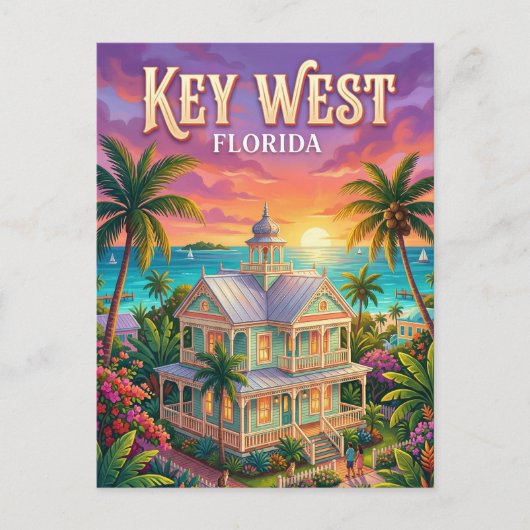 Key West Florida ポストカード (正面)