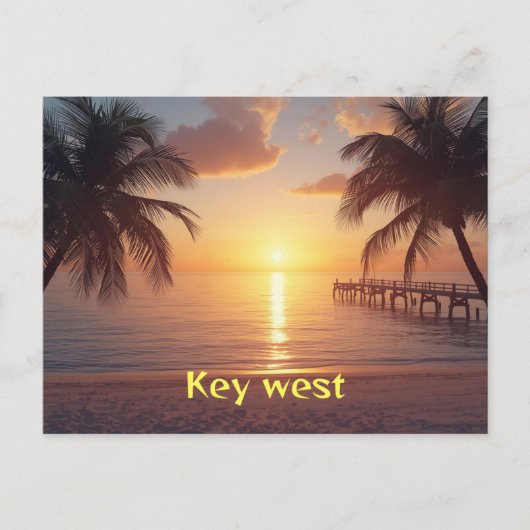 Key west florida ポストカード (正面)